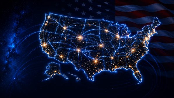 U.S. map of fusion network